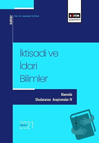 İktisadi Ve İdari Bilimler - Abdullah Soysal - Eğitim Yayınevi - Bilim