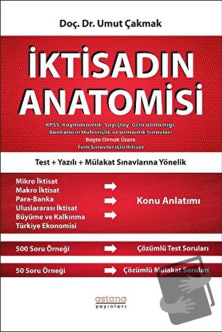 İktisadın Anatomisi - KPSS, Kaymakamlık, Sayıştay, Gelir Uzmanlığı, Ba