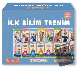 İlk Bilim Trenim - Cırt Cırtlı Yapboz ve Kitap Seti - Buse Nazilli - B