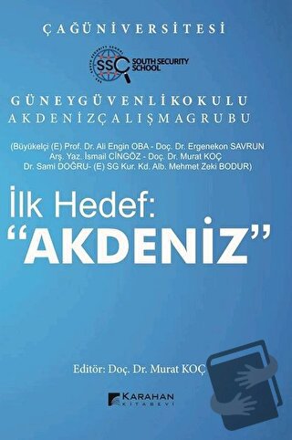 İlk Hedef: "Akdeniz" - Ali Engin Oba - Karahan Kitabevi - Fiyatı - Yor