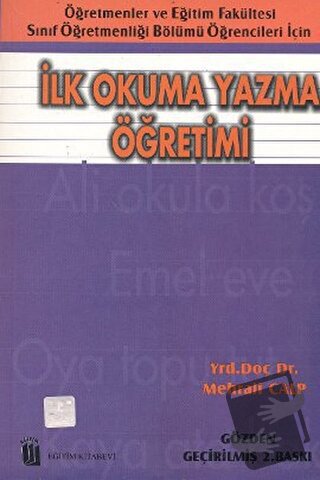 İlk Okuma Yazma Öğretimi - Mehrali Calp - Eğitim Yayınevi - Ders Kitap