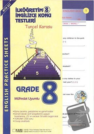 İlköğretim 8 İngilizce Konu Testleri (English Practice Sheets Grade 8)