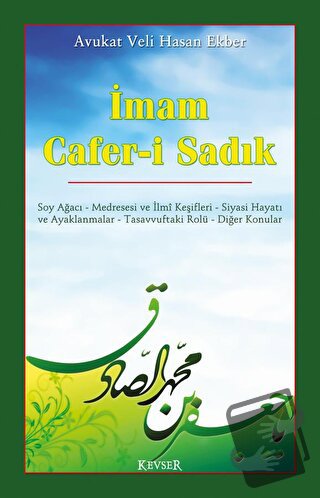 İmam Cafer-i Sadık - Veli Hasan Ekber - Kevser Yayınları - Fiyatı - Yo