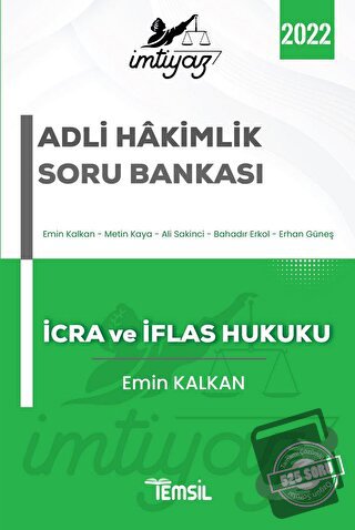 İmtiyaz Adli Hakimlik Çalışma Kitabı - İcra ve İflas Hukuku - Ali Saki