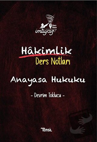 İmtiyaz Anayasa Hukuku Hakimlik Ders Notları - Devrim Toklucu - Temsil