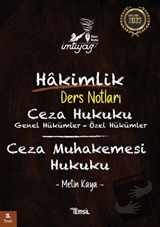 İmtiyaz İdare Hukuku İdari Yargılama Usul Hukuku Hakimlik Ders Notları