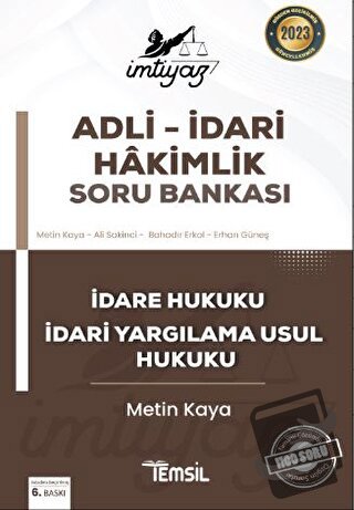 İmtiyaz İdare Hukuku- İdari Yargılama Usul Hukuku Soru Bankası - Metin