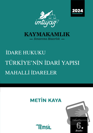 İmtiyaz İdare Hukuku Türkiye'nin İdari Yapısı Mahalli İdareler - Metin