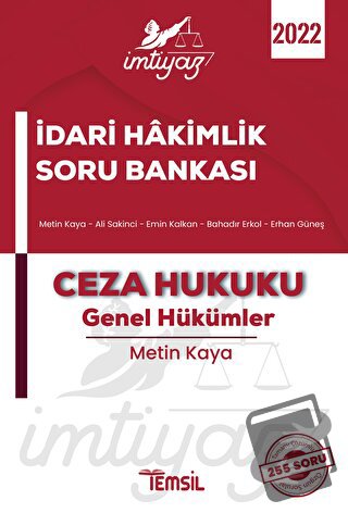 İmtiyaz - İdari Hakimlik Soru Kitabı - Ali Sakinci - Temsil Kitap - Fi