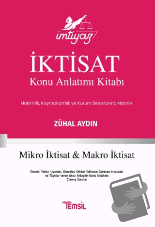 İmtiyaz İktisat Konu Anlatımı Kitabı - Zühal Aydın - Temsil Kitap - Fi