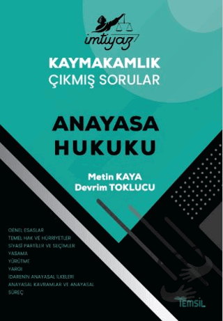 İmtiyaz Kaymakamlık Çıkmış Sorular Anayasa Hukuku - Metin Kaya - Temsi