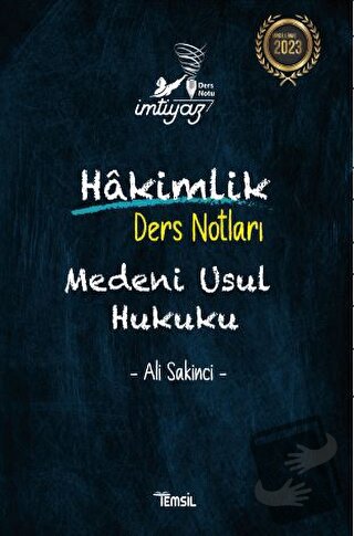 İmtiyaz Medeni Usul Hukuku Hakimlik Ders Notları - Ali Sakinci - Temsi