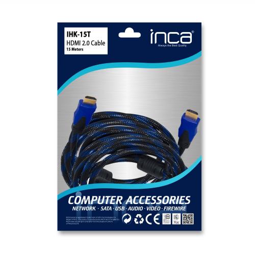 Inca Ihk-15T 2.0 15Mt Hdmı Kablo 18 Gbps 4K& 2K & Full Hd - - Inca - F