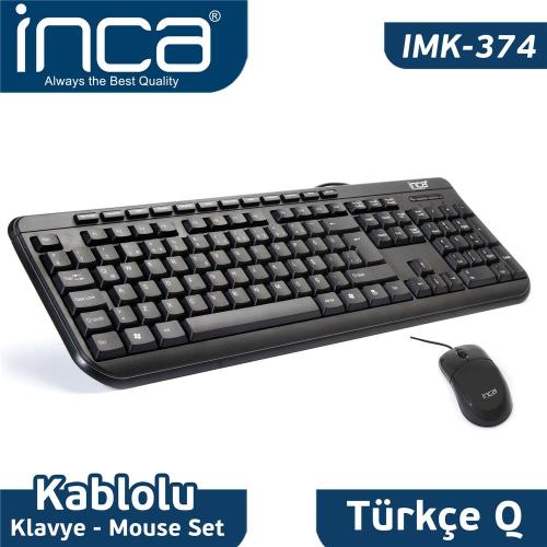 Inca Imk-374U Multimedya Usb Q Klavye Mouse Set - - Inca - Fiyatı - Yo