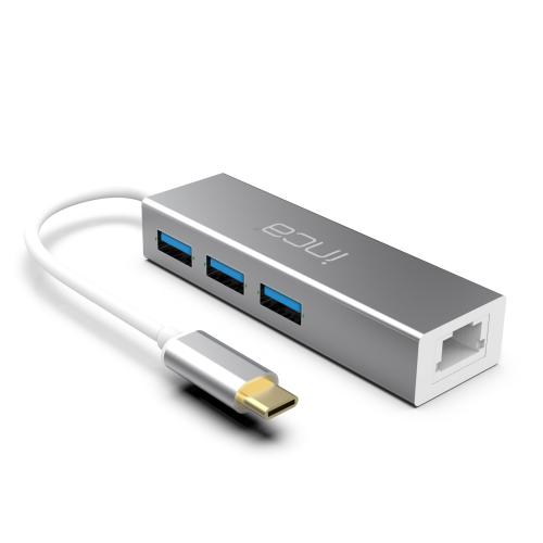 Inca Itpc-3T Usb C Usb 3.0+ Rj45 Ethernet Çoklayıcı - - Inca - Fiyatı 