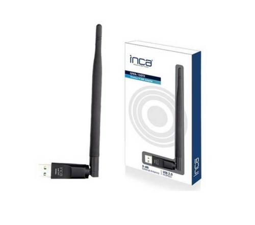 Inca Iuwa-150Tx 150Mbps 5Dbi Anten Mini Wireless Adaptör - - Inca - Fi