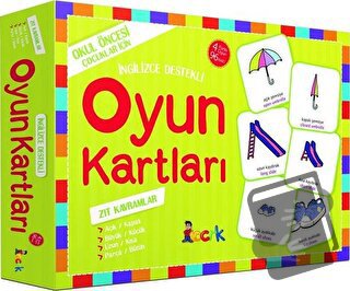 İngilizce Destekli Oyun Kartları - Zıt Kavramlar - Kolektif - Bıcırık 