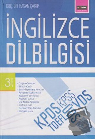 İngilizce Dilbilgisi - Hasan Çakır - Eğitim Yayınevi - Fiyatı - Yoruml