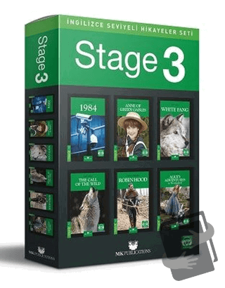 İngilizce Hikaye Seti Stage 3 (6 Kitap Takım) - Kolektif - MK Publicat