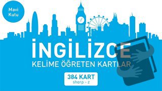 İngilizce Kelime Öğreten Kartlar Mavi Kutu (Sharp-z) - Kolektif - Mavi