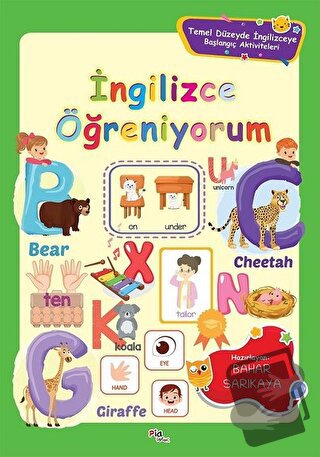 İngilizce Öğreniyorum - Kolektif - Pia Çocuk Yayınları - Fiyatı - Yoru