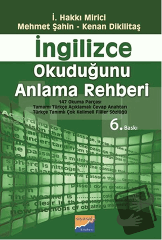 İngilizce Okuduğunu Anlama Rehberi - İ. Hakkı Mirici - Siyasal Kitabev