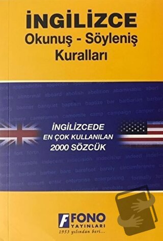 İngilizce Okunuş - Söyleniş Kuralları - Şükrü Meriç - Fono Yayınları -