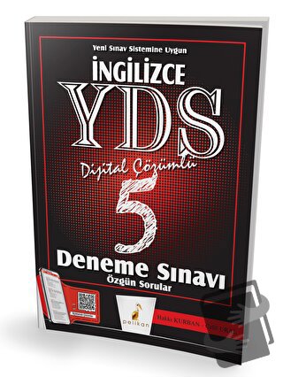 İngilizce YDS Çözümlü 5 Deneme Sınavı Özgün Sorular - Açıklamalı Çözüm