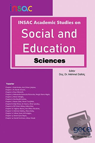 INSAC Academic Studies On Social and Education Sciences - Mehmet Dalkı