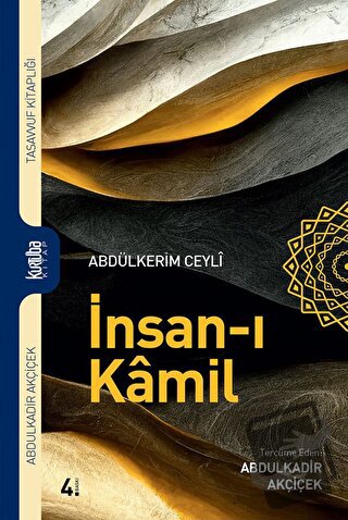 İnsan-ı Kamil (1-2 Tek Cilt) (Ciltli) - Abdülkerim Ceyli - Kurtuba Kit