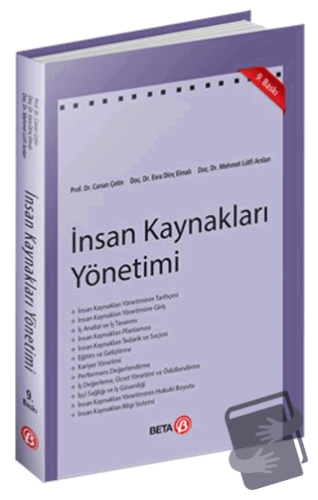 İnsan Kaynakları Yönetimi - Canan Çetin - Beta Yayınevi - Fiyatı - Yor