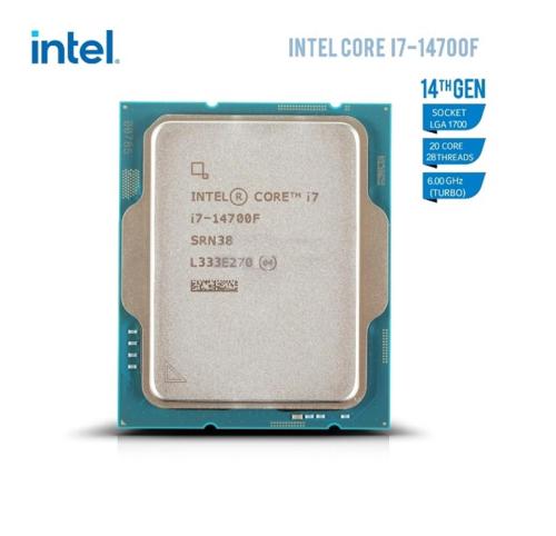 Intel Core İ7 14700F Tray 2.1Ghz 20 Çekirdek 33Mb L3 Önbellek Soket 17