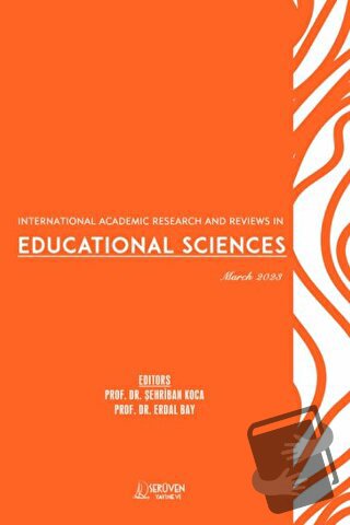 International Academic Research and Reviews in Educational Sciences - 