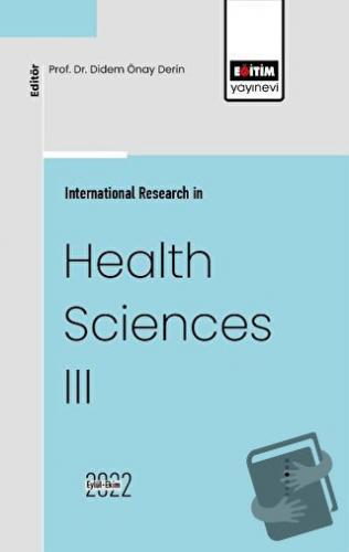 International Research in Health Sciences III - Didem Önay Derin - Eği