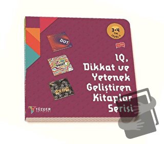 IQ Dİkkat ve Yetenek Geliştiren Kitaplar Serisi 3-4 Yaş Level 1 (3 Kit