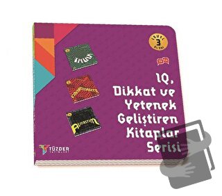 IQ Dİkkat ve Yetenek Geliştiren Kitaplar Serisi Level 3 (3 Kitap Takım