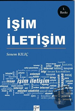 İşim İletişim - Senem Kılıç - Gazi Kitabevi - Fiyatı - Yorumları - Sat