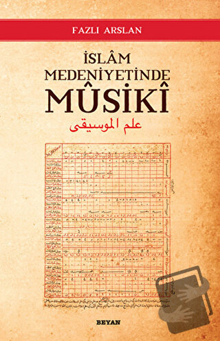 İslam Medeniyetinde Musiki - Fazlı Arslan - Beyan Yayınları - Fiyatı -