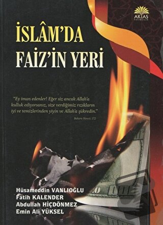 İslam'da Faiz'in Yeri - Hüsamettin Vanlıoğlu - Aktaş Yayıncılık - Fiya