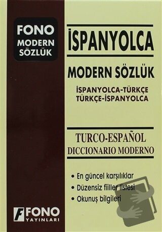 İspanyolca Modern Sözlük (İspanyolca / Türkçe - Türkçe / İspanyolca) -