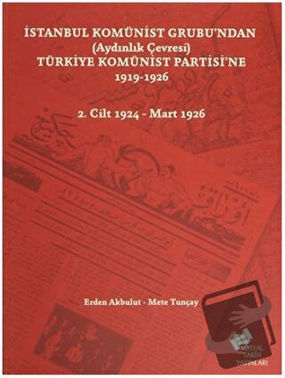 İstanbul Komünist Grubu’ndan (Aydınlık Çevresi) Türkiye Komünist Parti