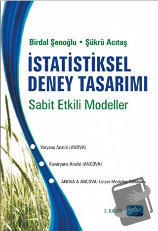 İstatistiksel Deney Tasarımı - Birdal Şenoğlu - Nobel Akademik Yayıncı