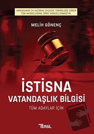 İstisna Vatandaşlık Bilgisi Tüm Adaylar İçin - Melih Gönenç - Temsil K