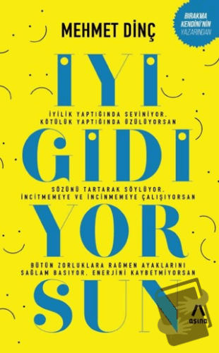 İyi Gidiyorsun - Mehmet Dinç - Aşina Yayınları - Fiyatı - Yorumları - 