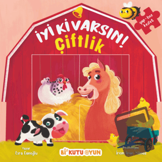 İyi Ki Varsın! Çiftlik (Yapbozlu Kitap) - Esra Canoğlu - Bi Kutu Oyun 