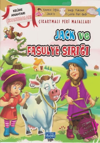 Jack ve Fasulye Sırığı - Çıkartmalı Peri Masalları - Kolektif - Parılt