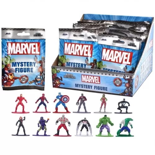 Marvel Single Pack Nanofigs, 12-Asst. Nanofigür Tekli - - Simba - Fiya