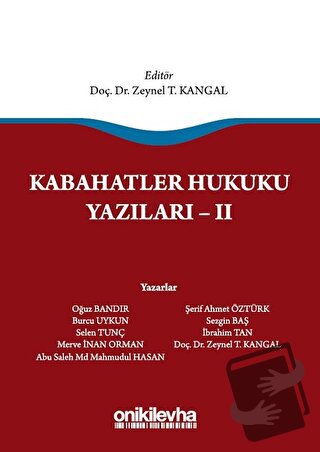 Kabahatler Hukuku Yazıları - 2 - Abu Saleh Md Mahmudul Hasan - On İki 