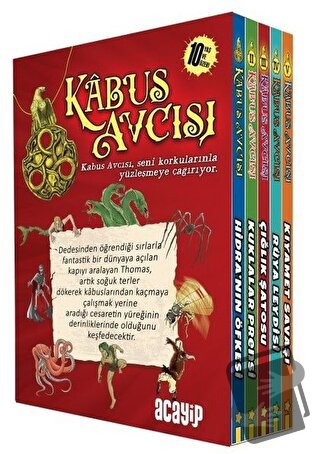 Kabus Avcısı Seti - 5 Kitap Takım - Kutulu - Theodore Darkwood - Acayi