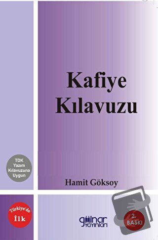 Kafiye Kılavuzu - Hamit Göksoy - Gülnar Yayınları - Fiyatı - Yorumları